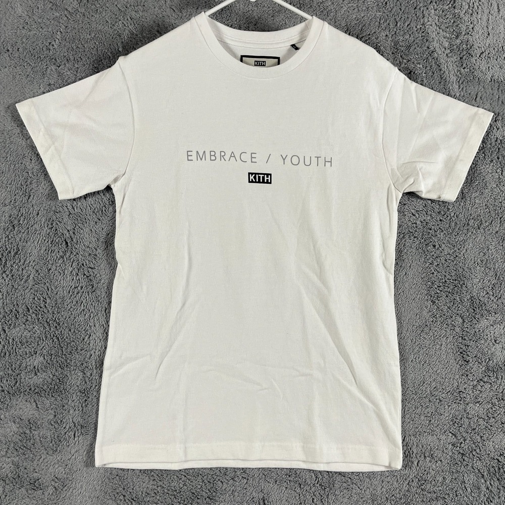 Kith Embrace Youth Logo Tee Mens XS Shirt Oversized Japanese Rare